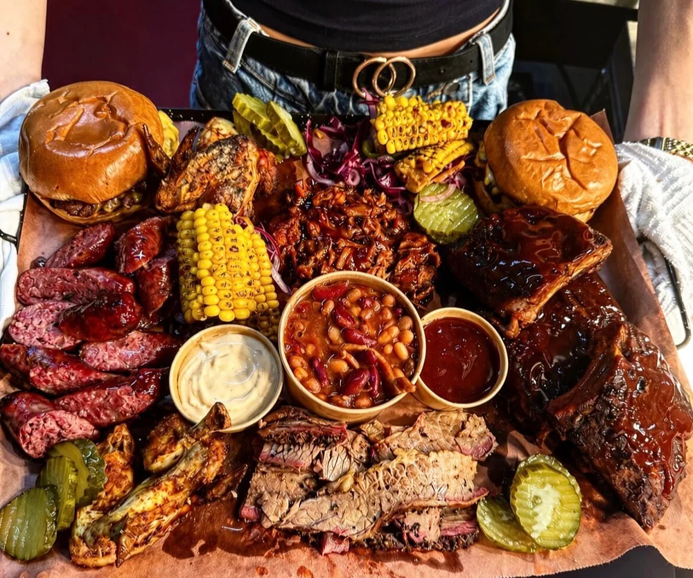 A Henry’s Smokehouse sharing feast